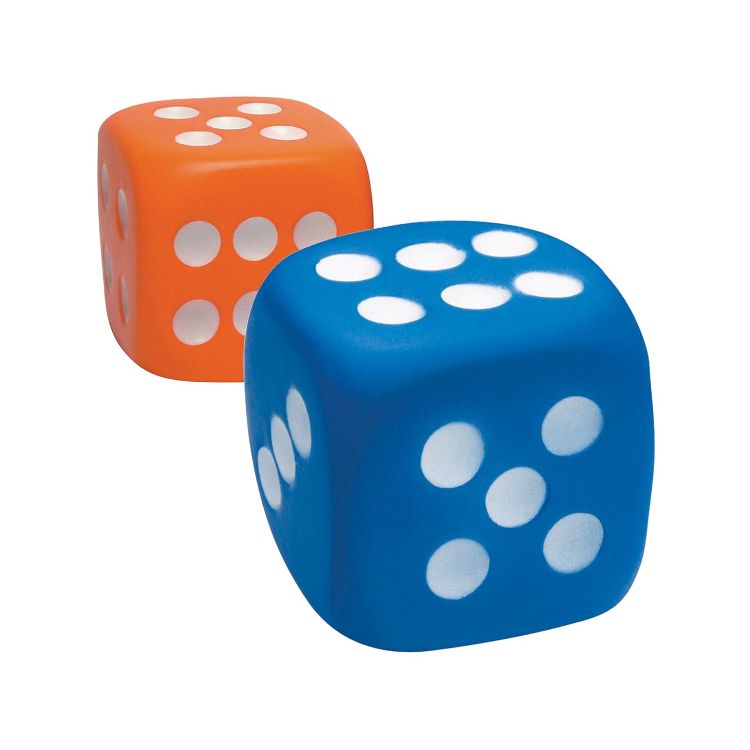 Picture of Dice Shape Stress Reliever
