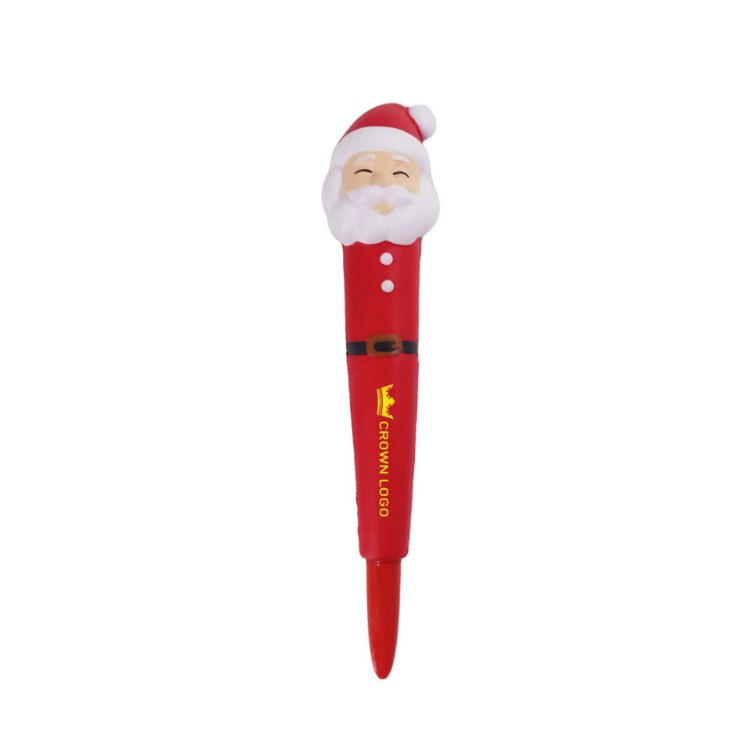 Picture of Pen with Santa Stress Reliever