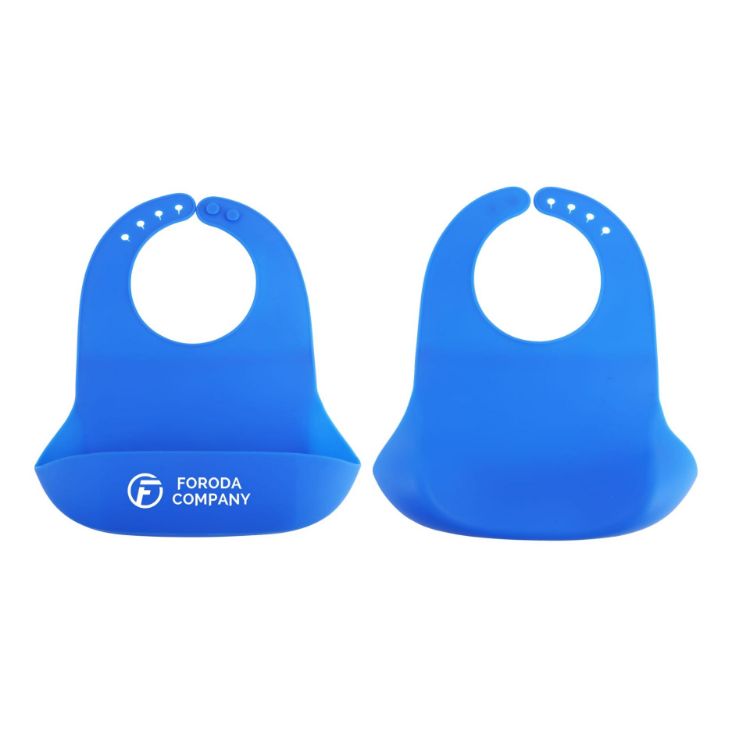 Picture of Silicone Bib with Snap Closure