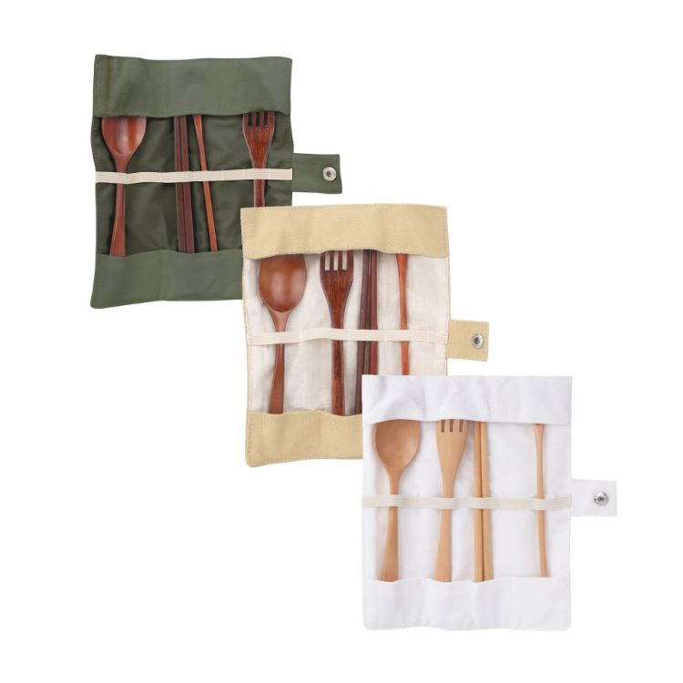 Picture of 4 pieces Wooden Utensils Set