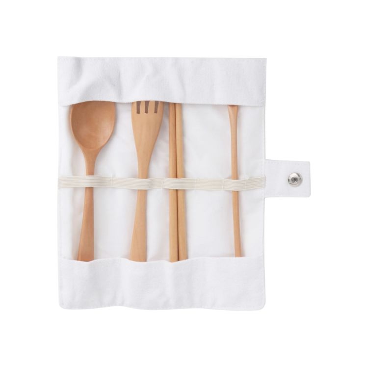 Picture of 4 pieces Wooden Utensils Set