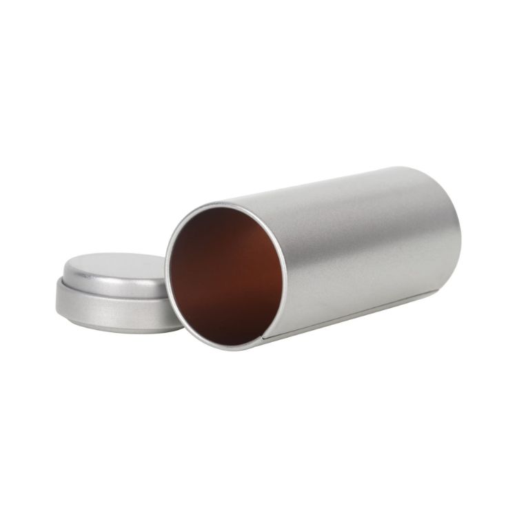 Picture of Large Metal Cylinder Tin Canisters (45 x 114mm)