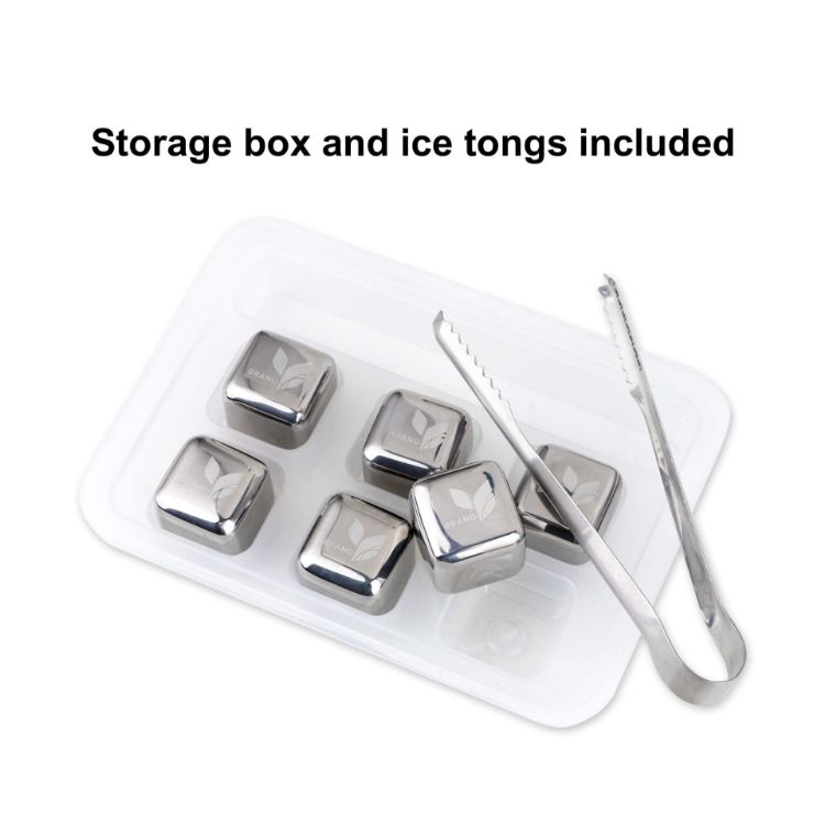 Picture of Stainless Steel Ice Cube Set (6pcs)