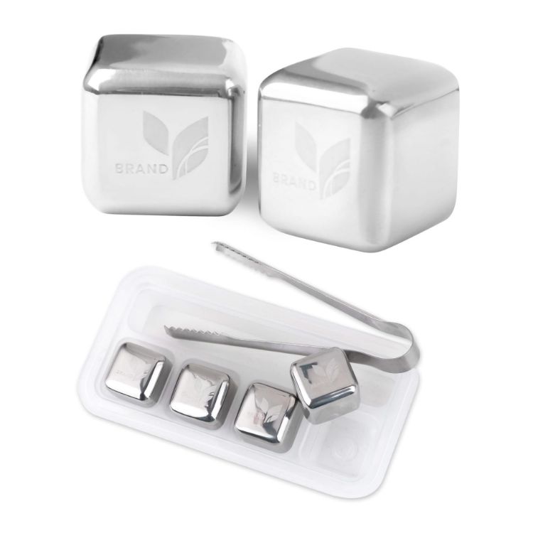 Picture of Stainless Steel Ice Cube Set (4pcs)