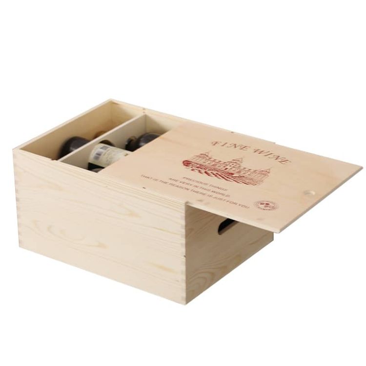 Picture of Six-pack Wooden Wine Box