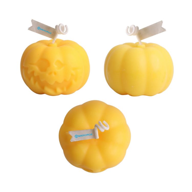 Picture of Pumpkin Shape Candles