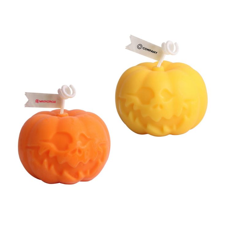 Picture of Pumpkin Shape Candles