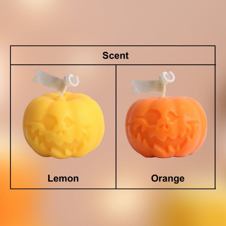 Picture of Pumpkin Shape Candles