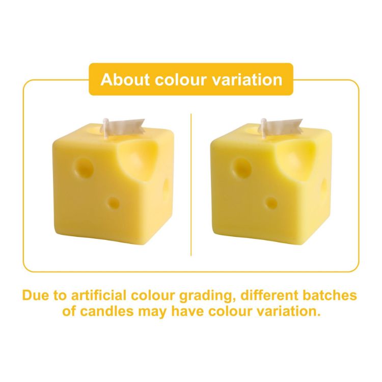 Picture of Square Cheese Shape Candles