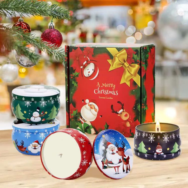 Picture of Tin Candle Set (4pcs)