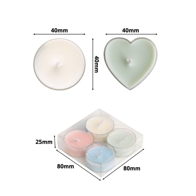 Picture of Tealight Candle Set (4pcs)