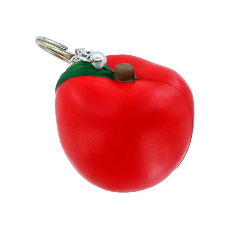 Picture of Keyring with Apple Stress Reliever