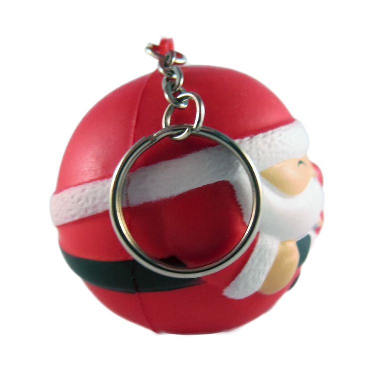 Picture of Keyring with Santa Stress Reliever