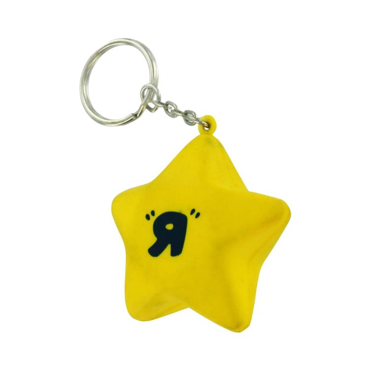 Picture of Keyring with Star Stress Reliever