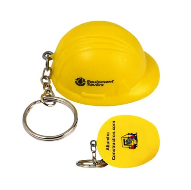 Picture of Keyring with Helmet Stress Reliever