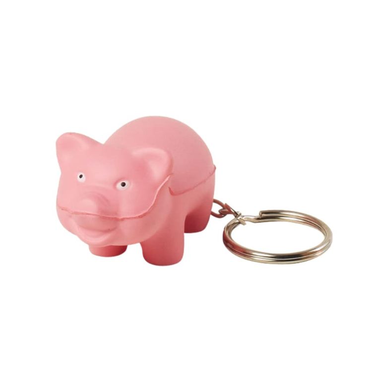 Picture of Keyring with Mini Pig Stress Item