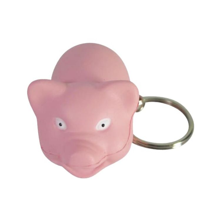 Picture of Keyring with Mini Pig Stress Item