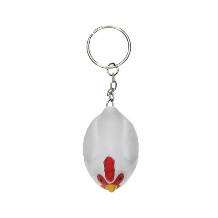 Picture of Keyring with Rooster Stress Reliever