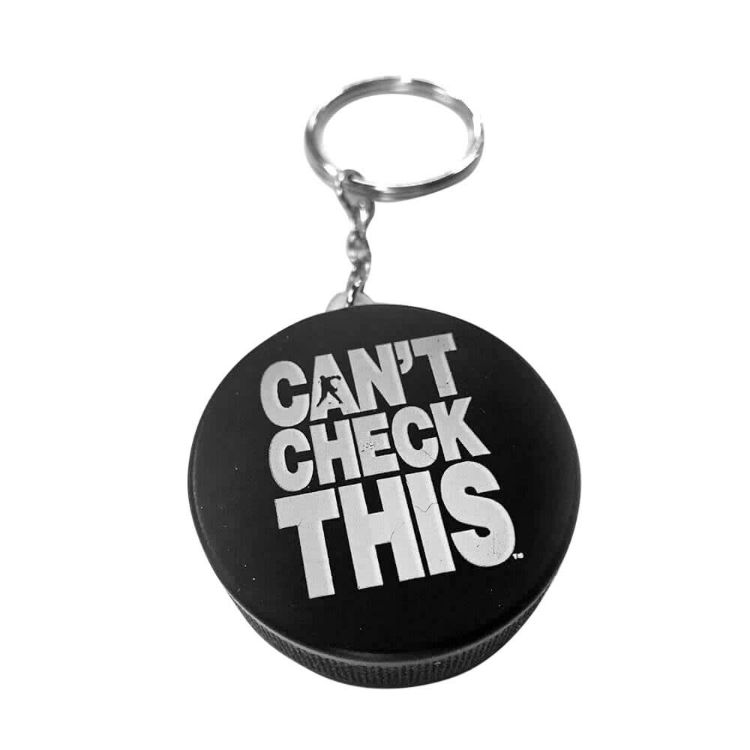 Picture of Keyring with Hockey Puck Stress Reliever