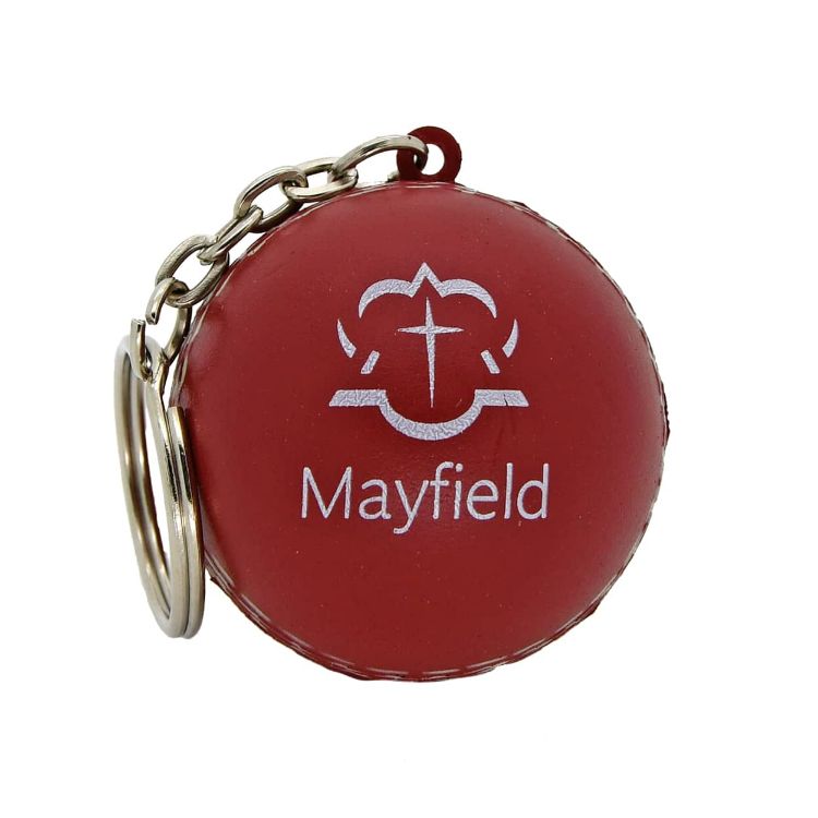 Picture of Keyring with Cricket Ball Stress Reliever