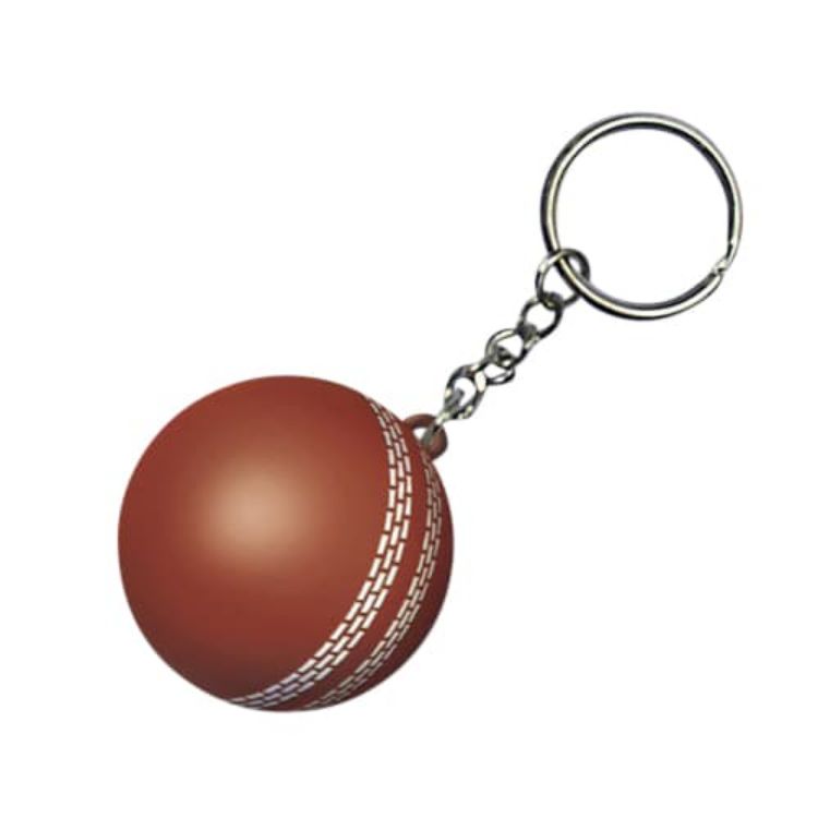 Picture of Keyring with Cricket Ball Stress Reliever