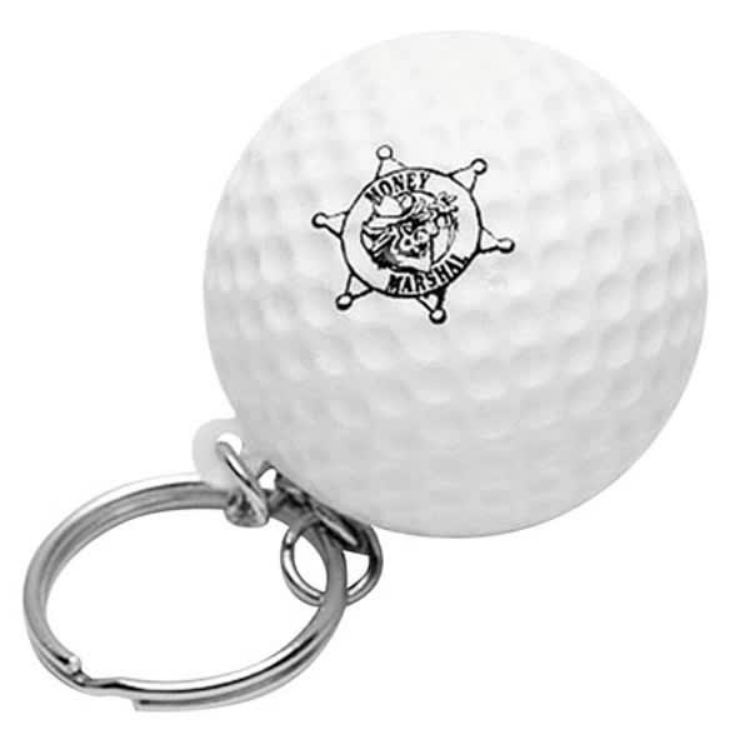 Picture of Keyring with Golf Ball Stress Reliever