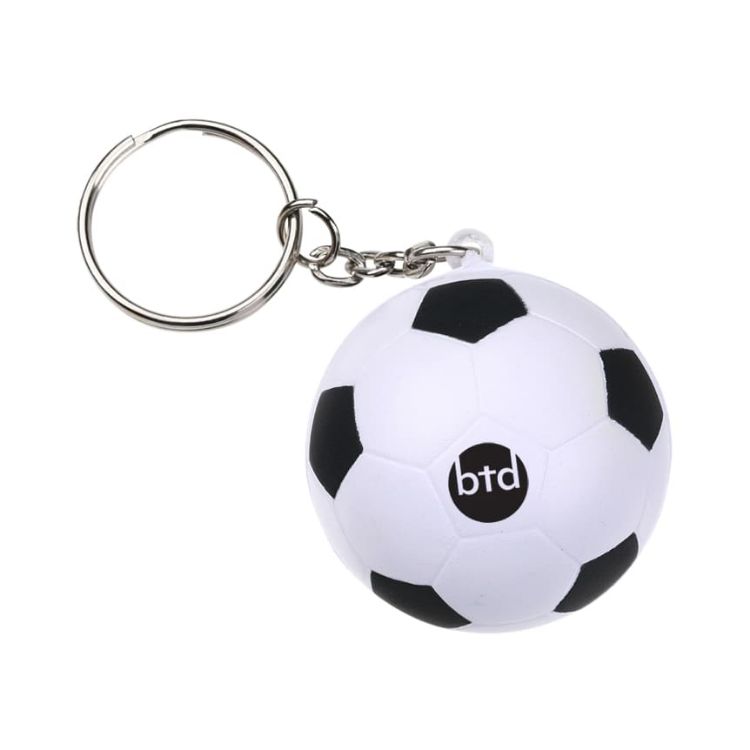 Picture of Keyring with Football Stress Relievers