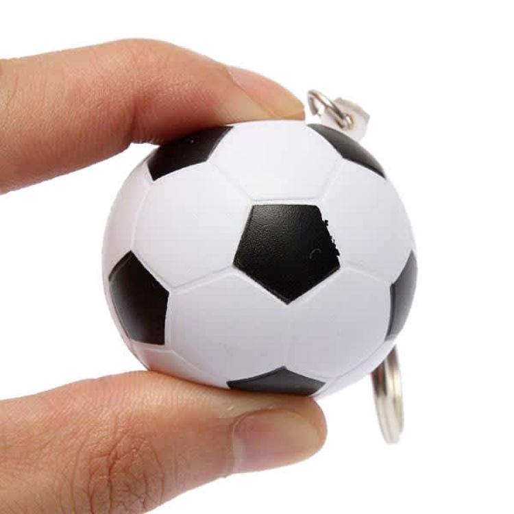 Picture of Keyring with Football Stress Relievers