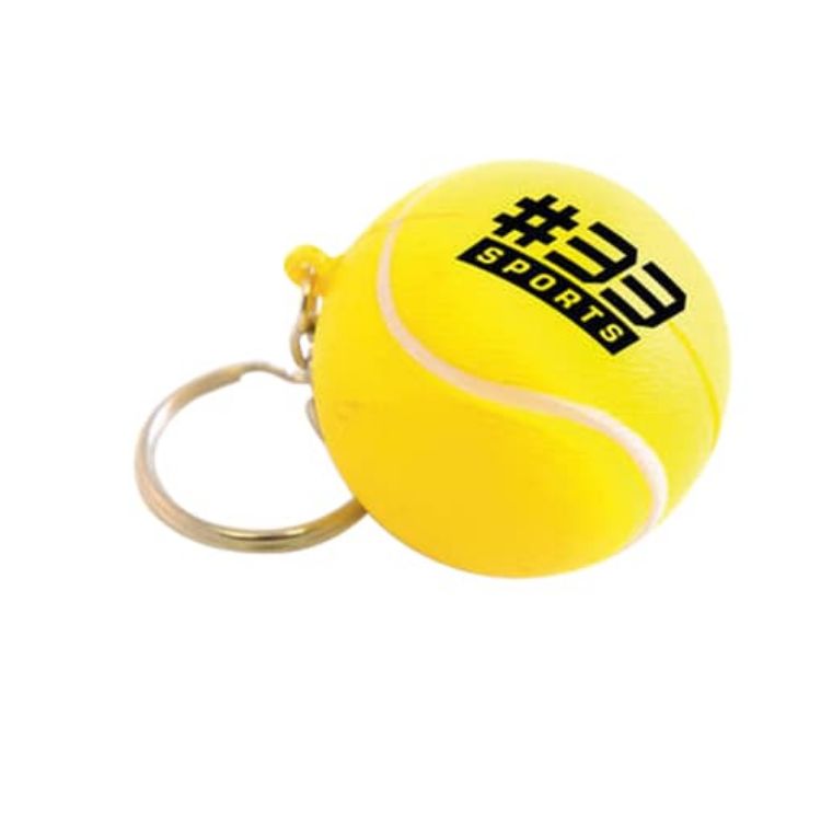Picture of Keyring with Tennis Ball Stress Item