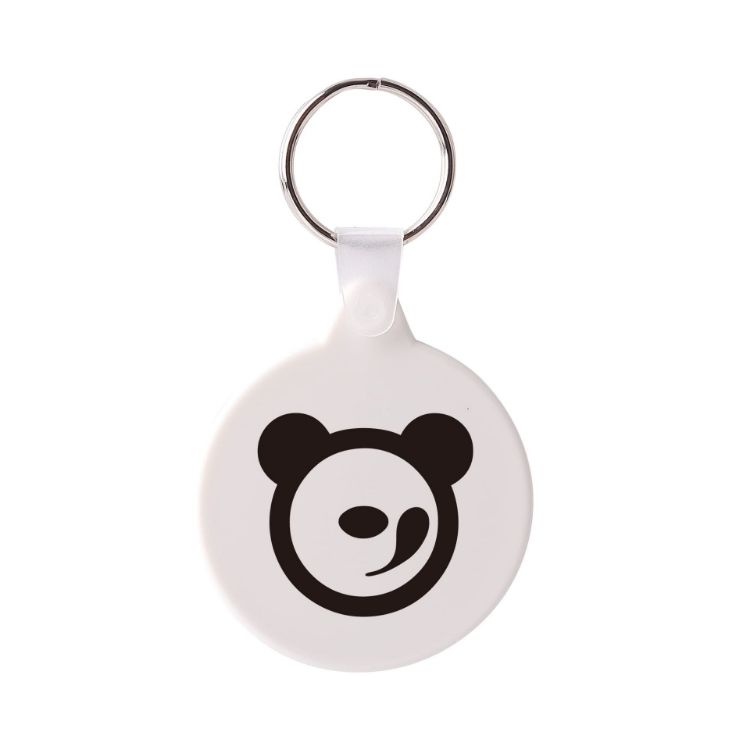 Picture of Round Hard Plastic Keyring