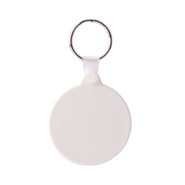 Picture of Round Hard Plastic Keyring