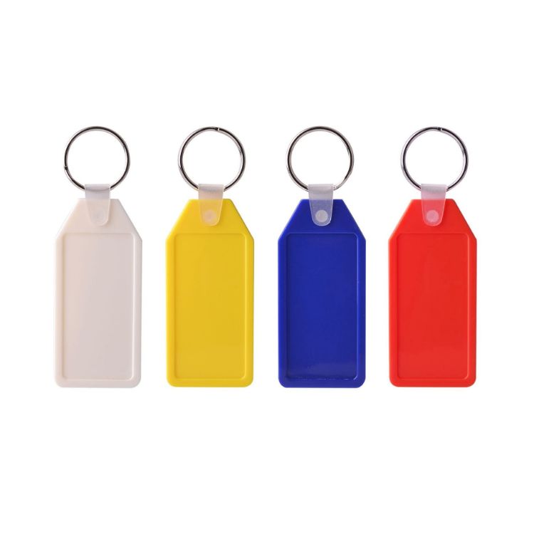 Picture of Long Hexagon Hard Plastic Keyring