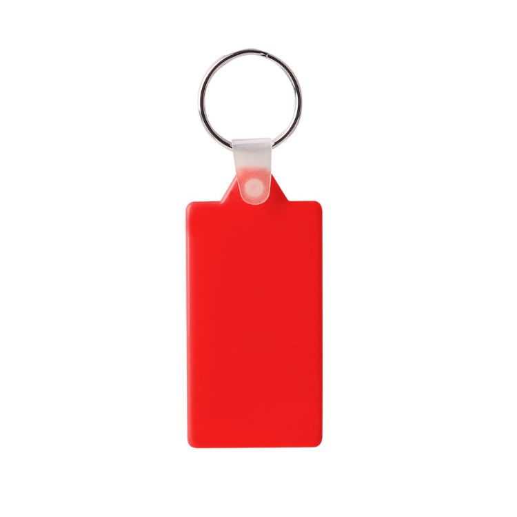 Picture of Rectangular Hard Plastic Keyring