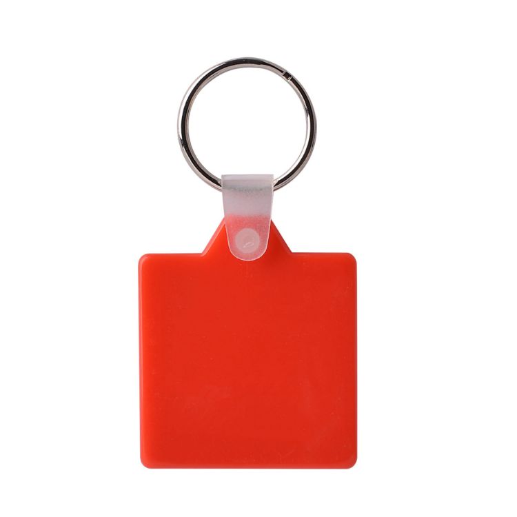 Picture of Square Hard Plastic Keyring