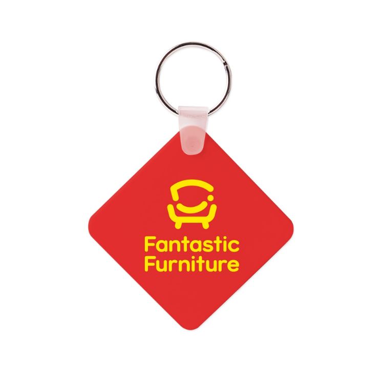 Picture of Square Durasoft Keyring