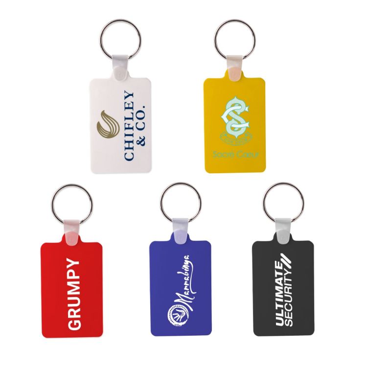 Picture of Rectangular Durasoft Keyring