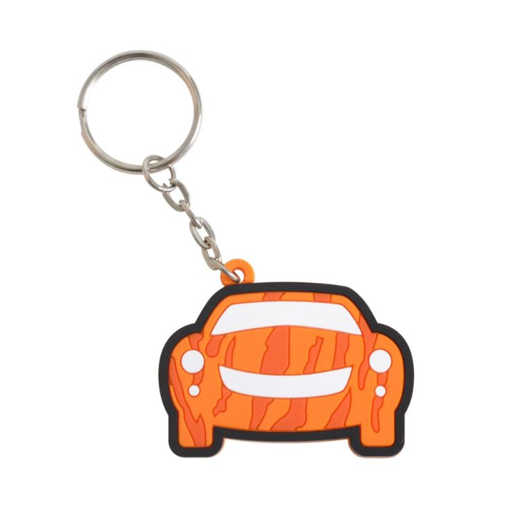 Picture of Custom Shape PVC Keyring