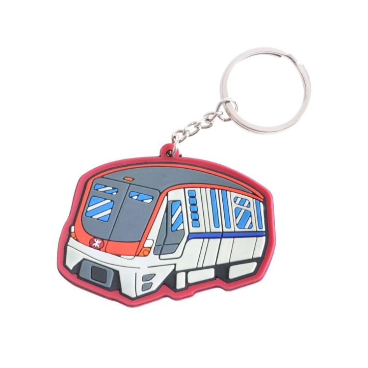 Picture of Custom Shape PVC Keyring