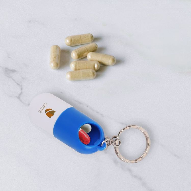 Picture of Pill Capsule Keychain