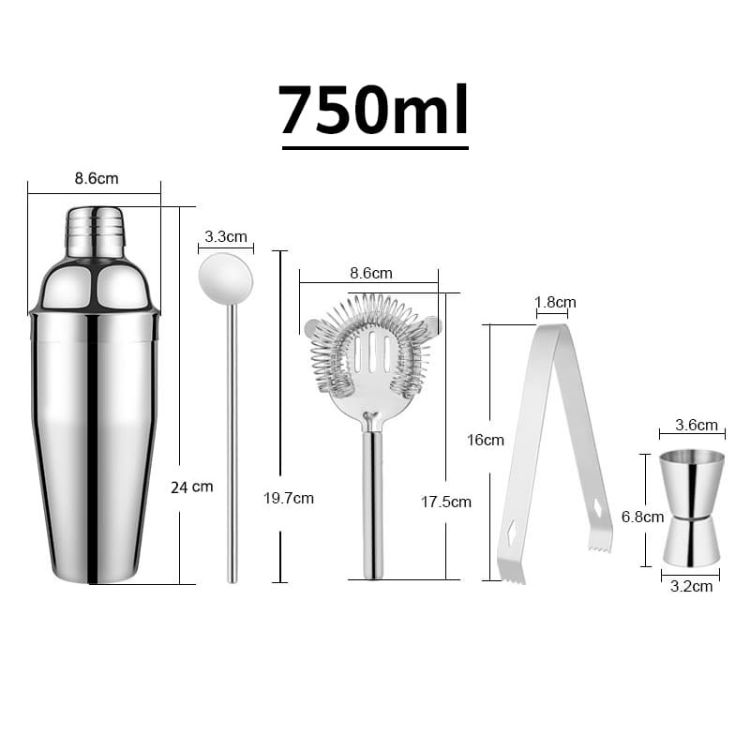 Picture of 750ml Cocktail Tools Set (5pcs)