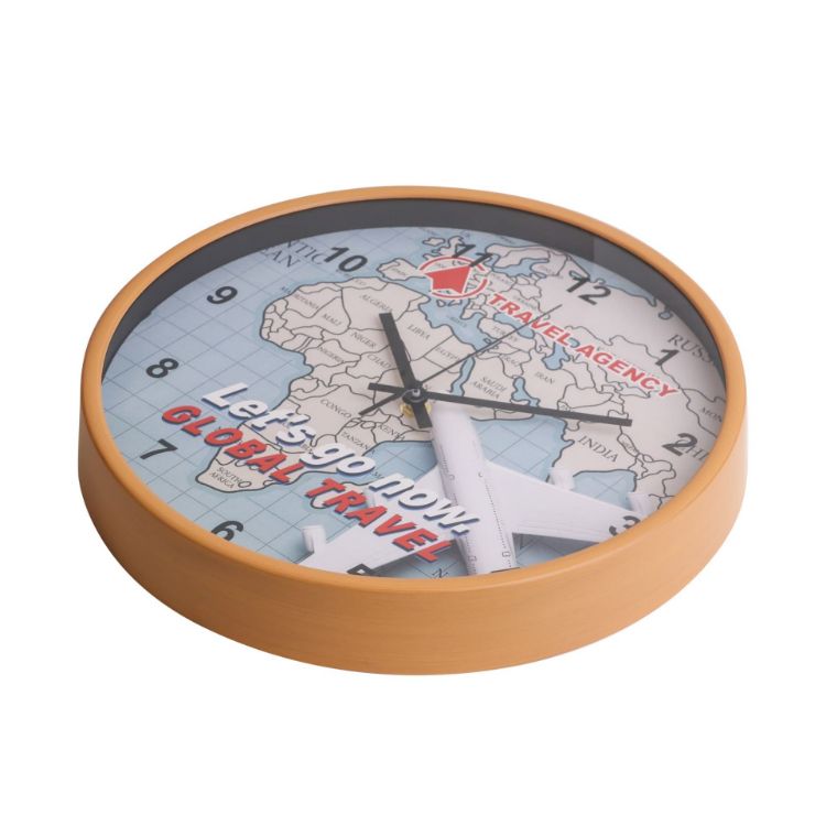 Picture of Wood Grain Round Wall Clock