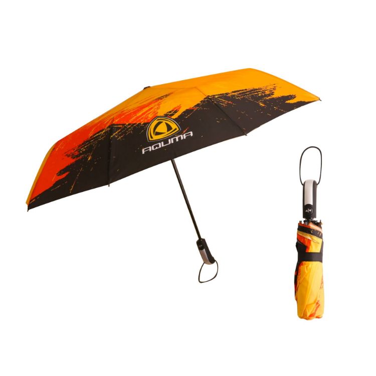 Picture of Folding Ten-Panel Digital Print Umbrella