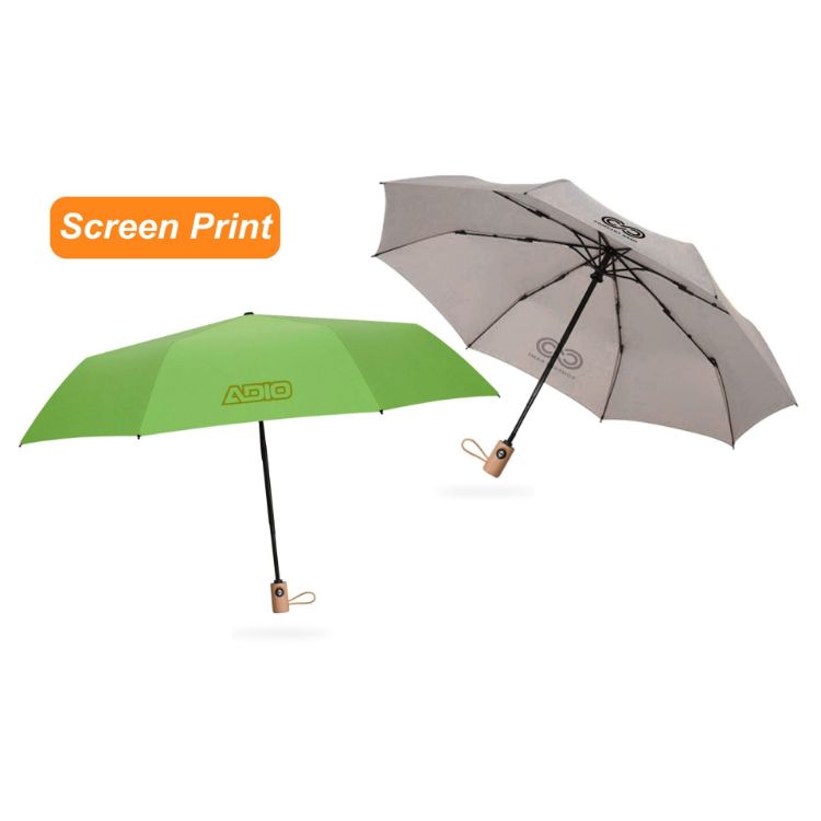 Picture of Triple folding RPET umbrella - auto open and close