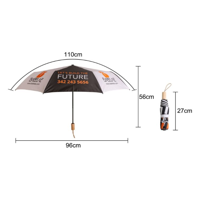 Picture of Regular Triple folding RPET umbrella