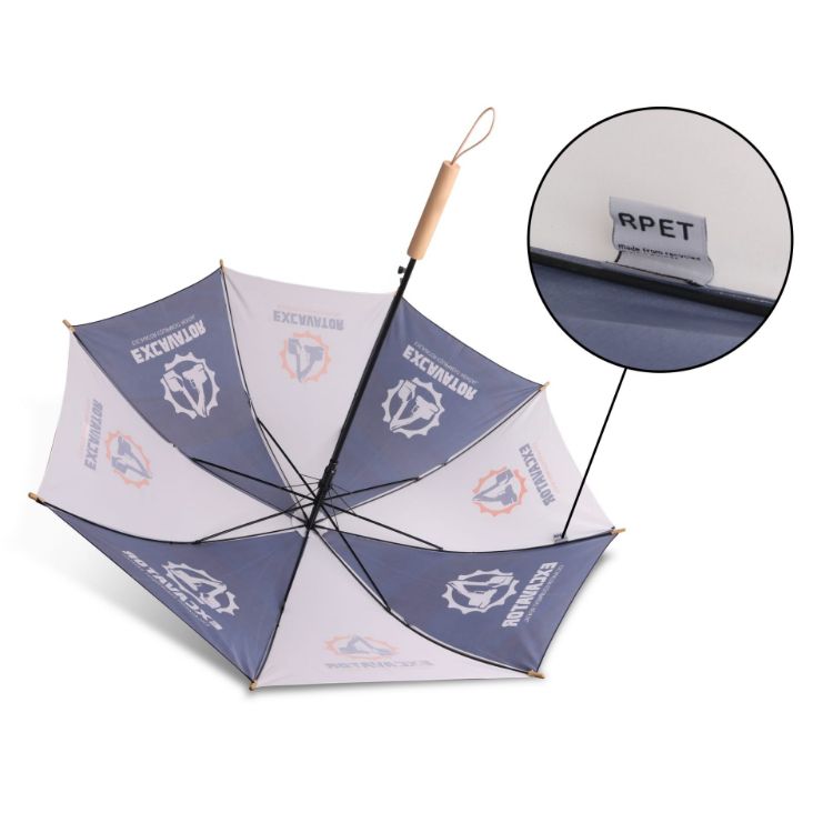 Picture of RPET Umbrella with Straight Handle