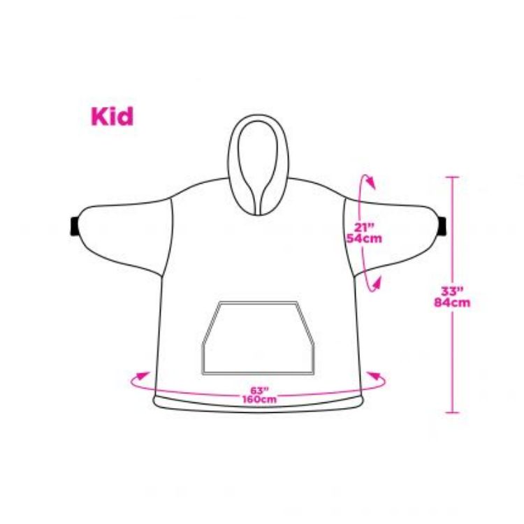 Picture of Kids' premium 100%Polyester Sublimated Wearable Blanket