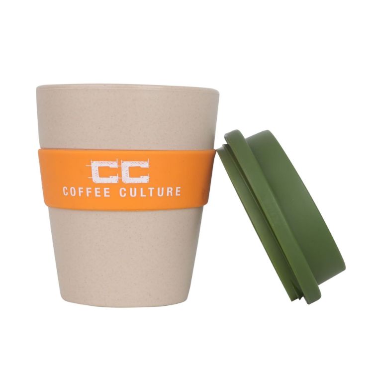 Picture of 350ml Natural rice husk fibre Coffee Cup