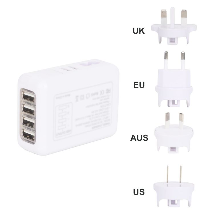 Picture of 4 Ports USB Travel Adapter