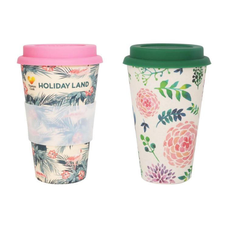 Picture of 400ml Reusable Bamboo Coffee Cup