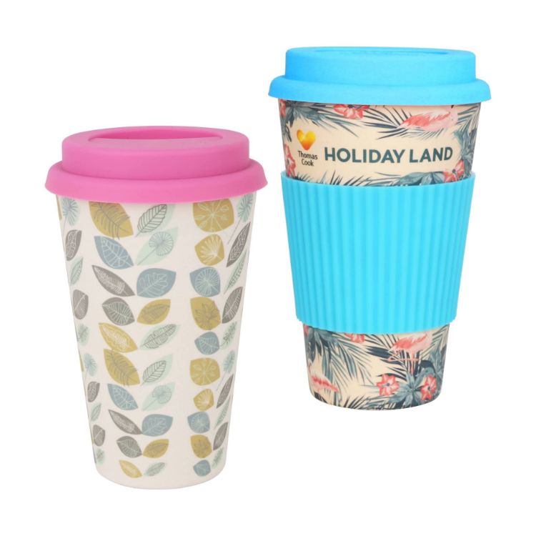 Picture of 400ml Reusable Bamboo Coffee Cup